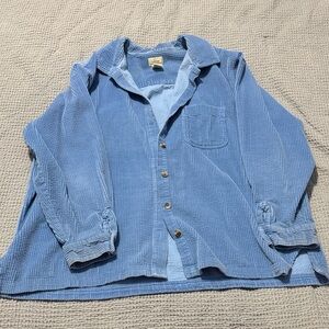L.L. Bean Vintage Light Blue Corduroy Shirt